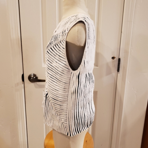 obstinee blouse black and white size 18 - Picture 4 of 6